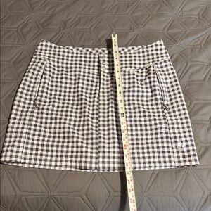 JoFit Checkered Black and White Women's Golf Skirt